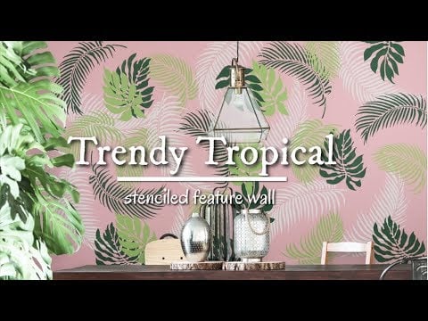 Bermuda Breeze Tropical Wall Pattern Kit