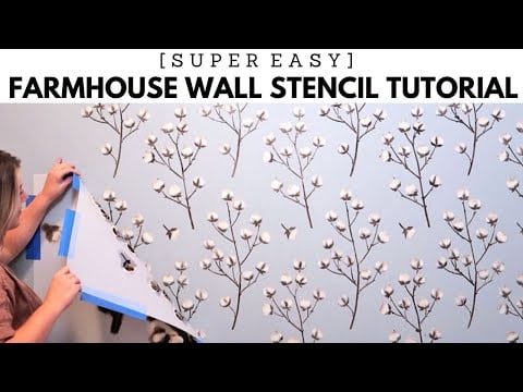 Cotton Wall Stencil