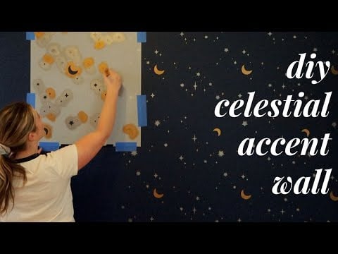 Celestial Wall Stencil