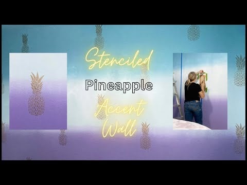 Pineapple Stencil