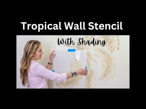 Bermuda Breeze Tropical Wall Pattern Kit