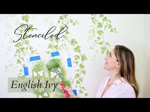 English Ivy Stencil Kit 3 pc