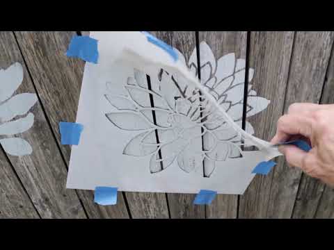 Blooming Flowers Stencil Kit