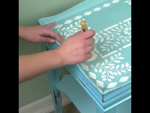 Asha Bone Inlay Furniture Stencil Kit