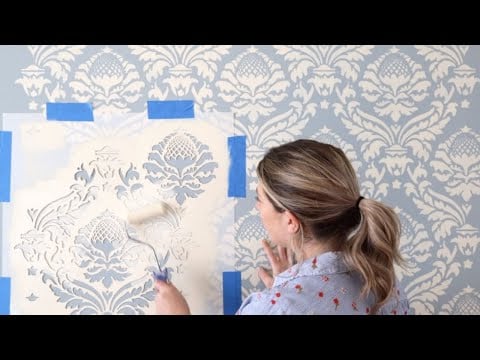 Abundance Damask Stencil