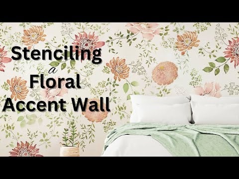 Favorite Flower Wall Art Stencil