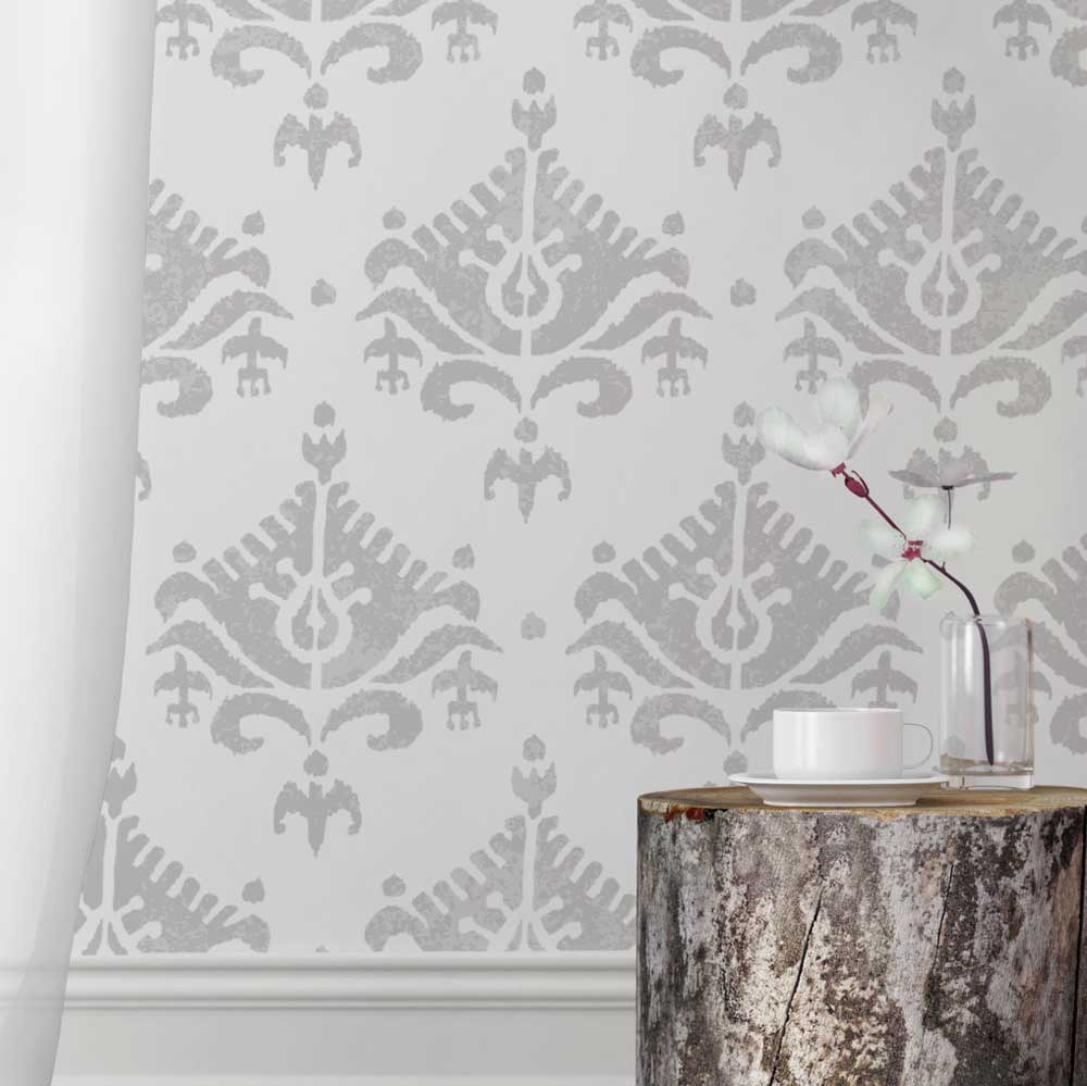 Ikat Saida Wall Stencil