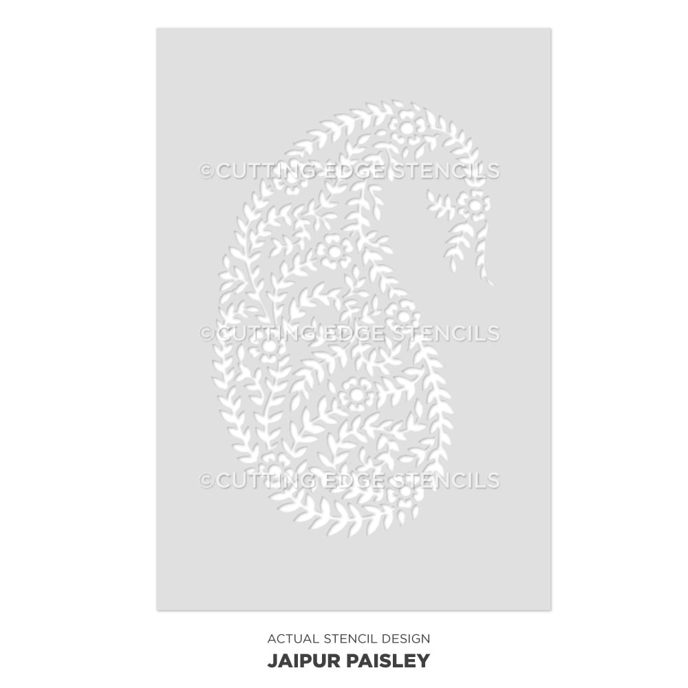 jaipur paisley stencil