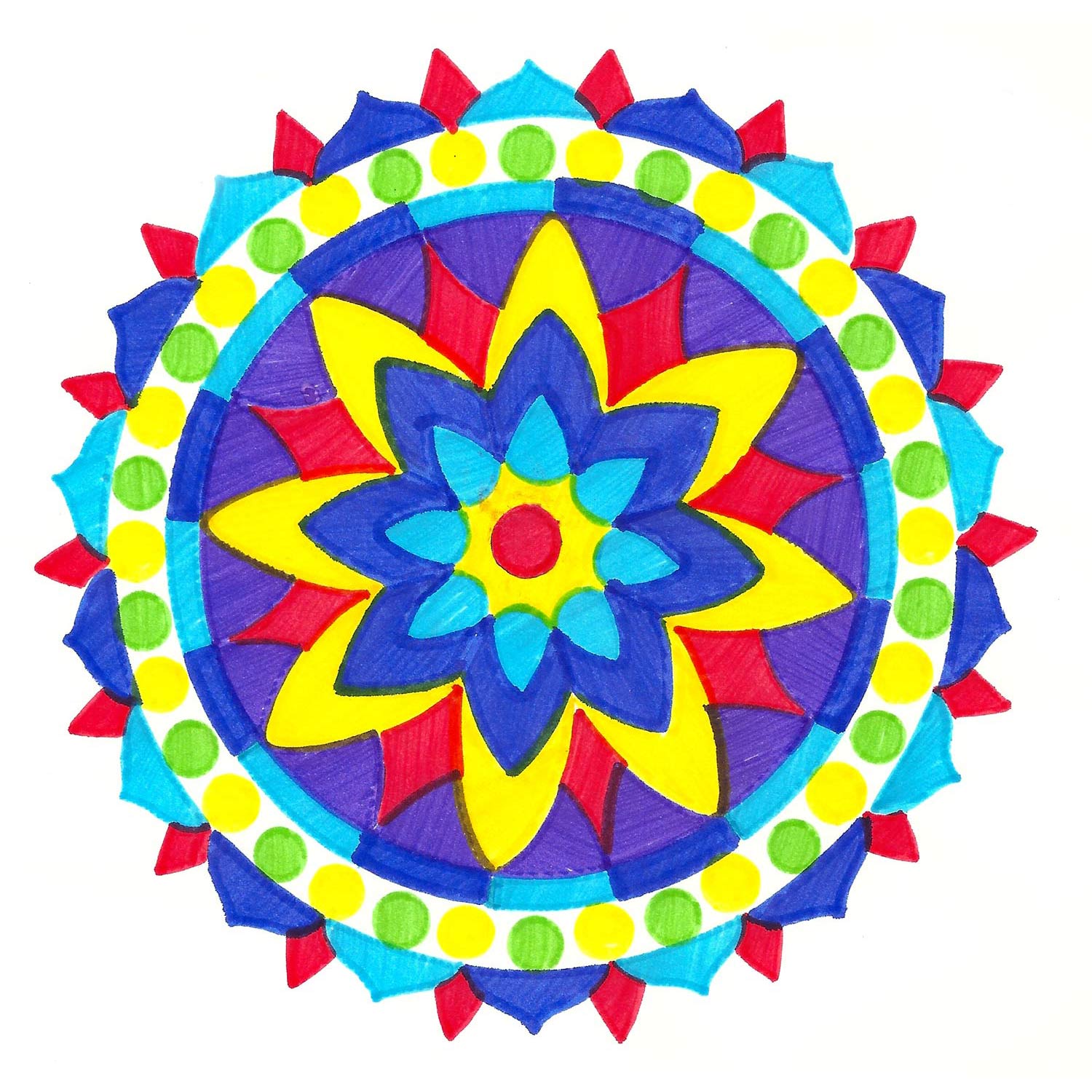 mandala stencil colorfoldz