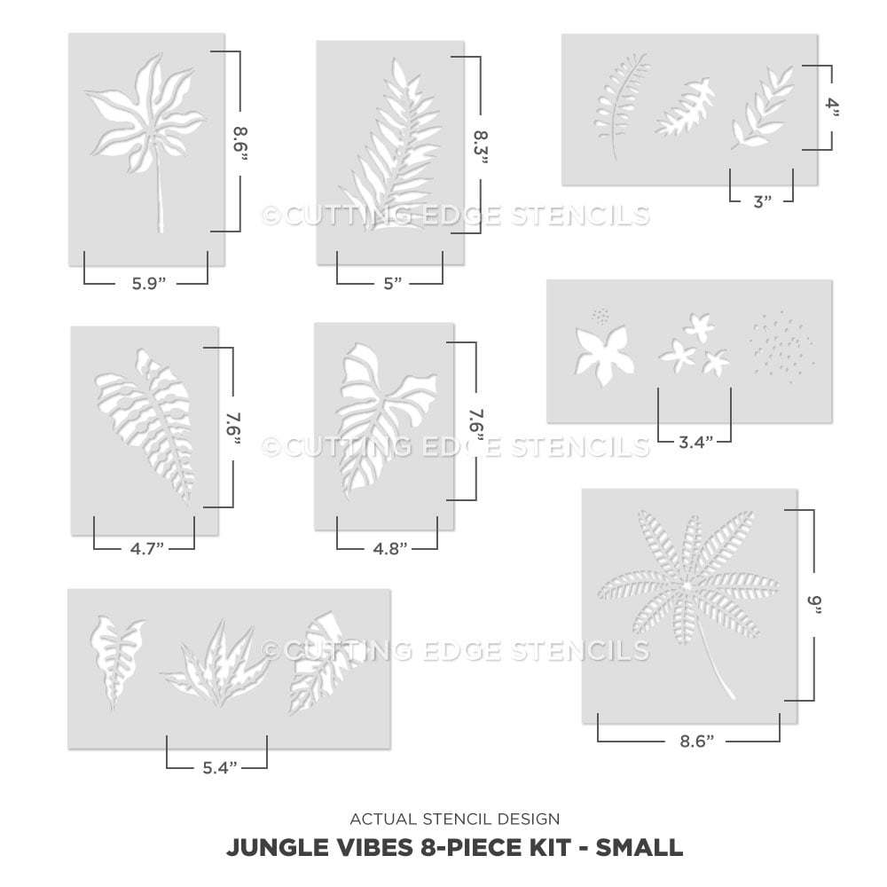 jungle vibes kit actual stencil image small