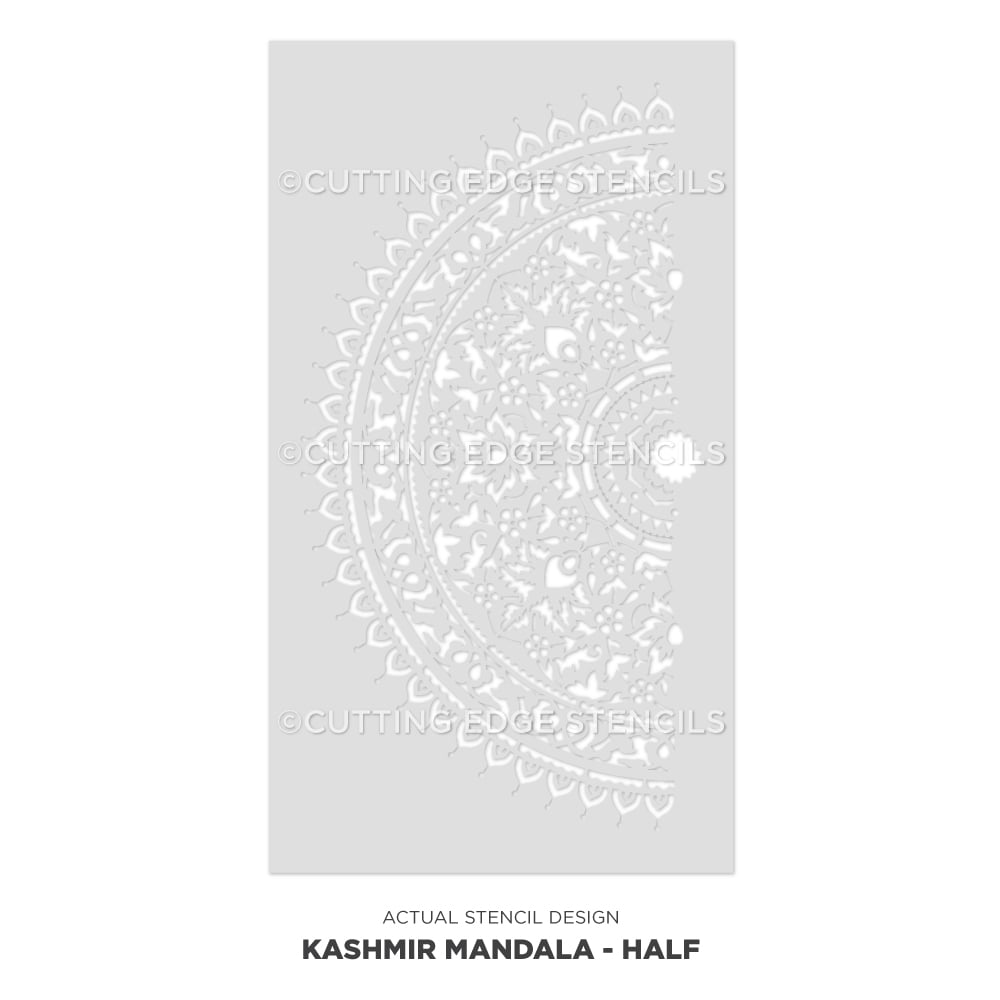 Kashmir Mandala Stencil DIY Medallion Stenciling Interior Design