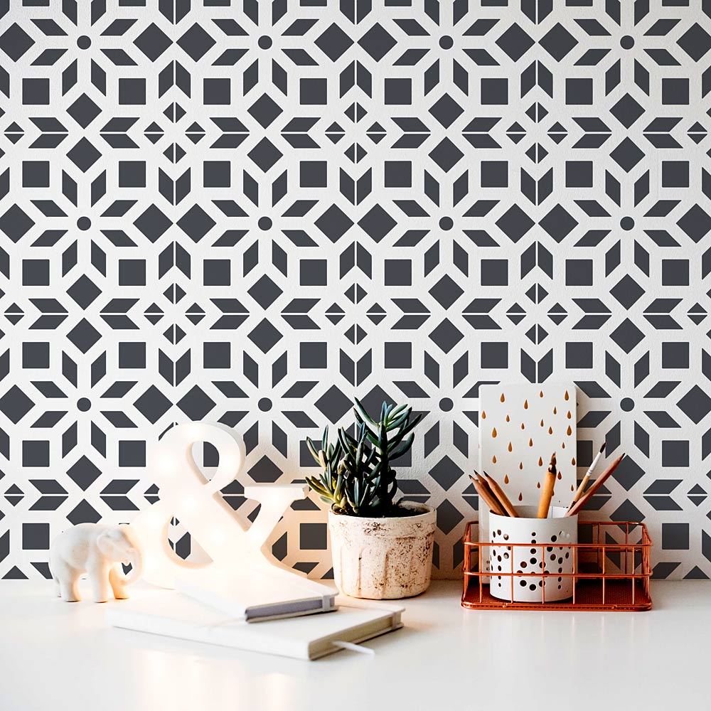 wall tile stencil