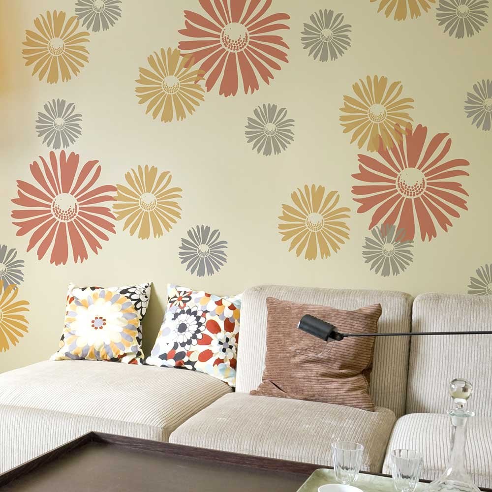 large-flower-stencils-for-walls-daisy-stencil