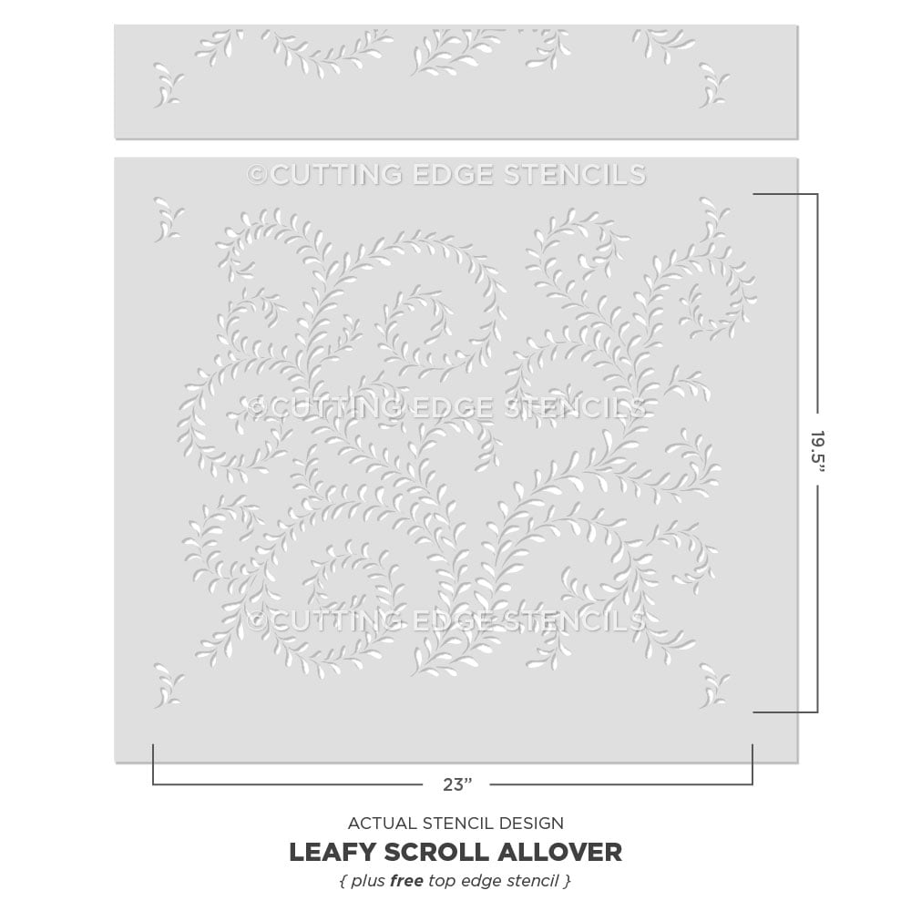 scroll stencil image