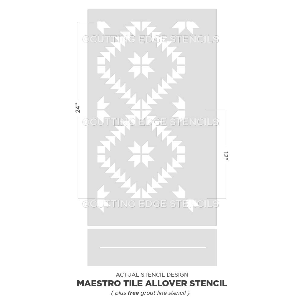 Maestro Tile Stencil