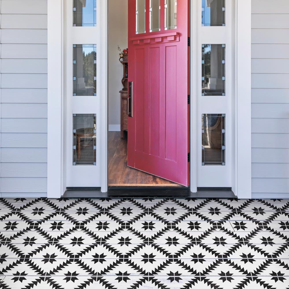 Maestro Tile Stenciled Porch