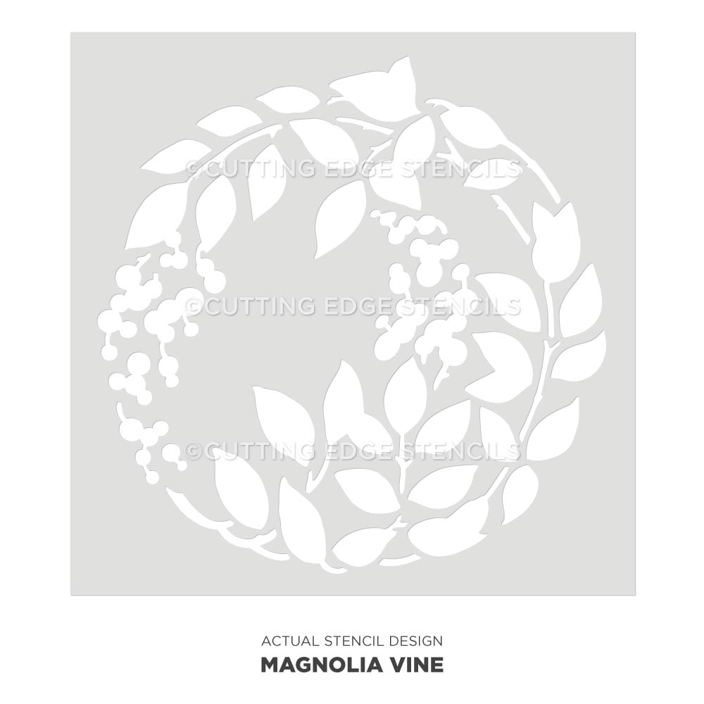 magnolia vine stencil