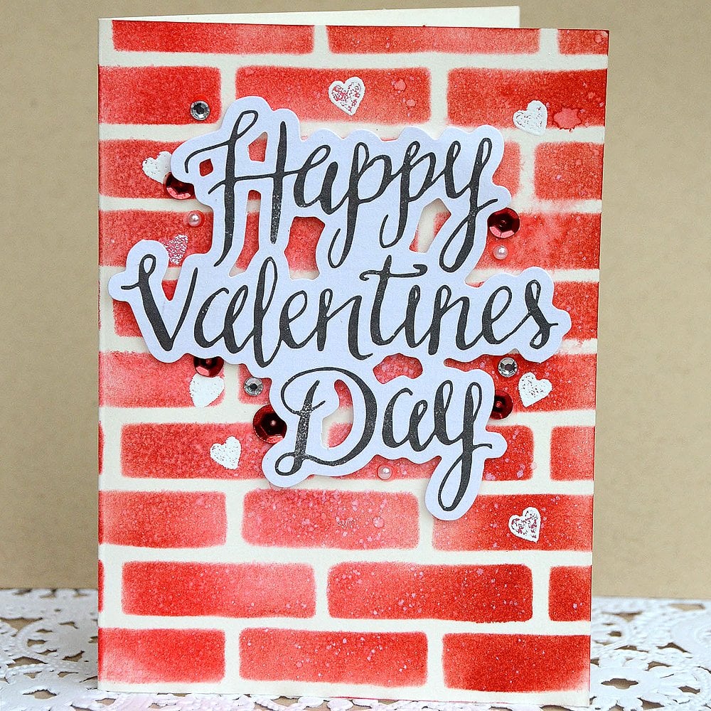 make-a-card-template-stencil-brick-pattern