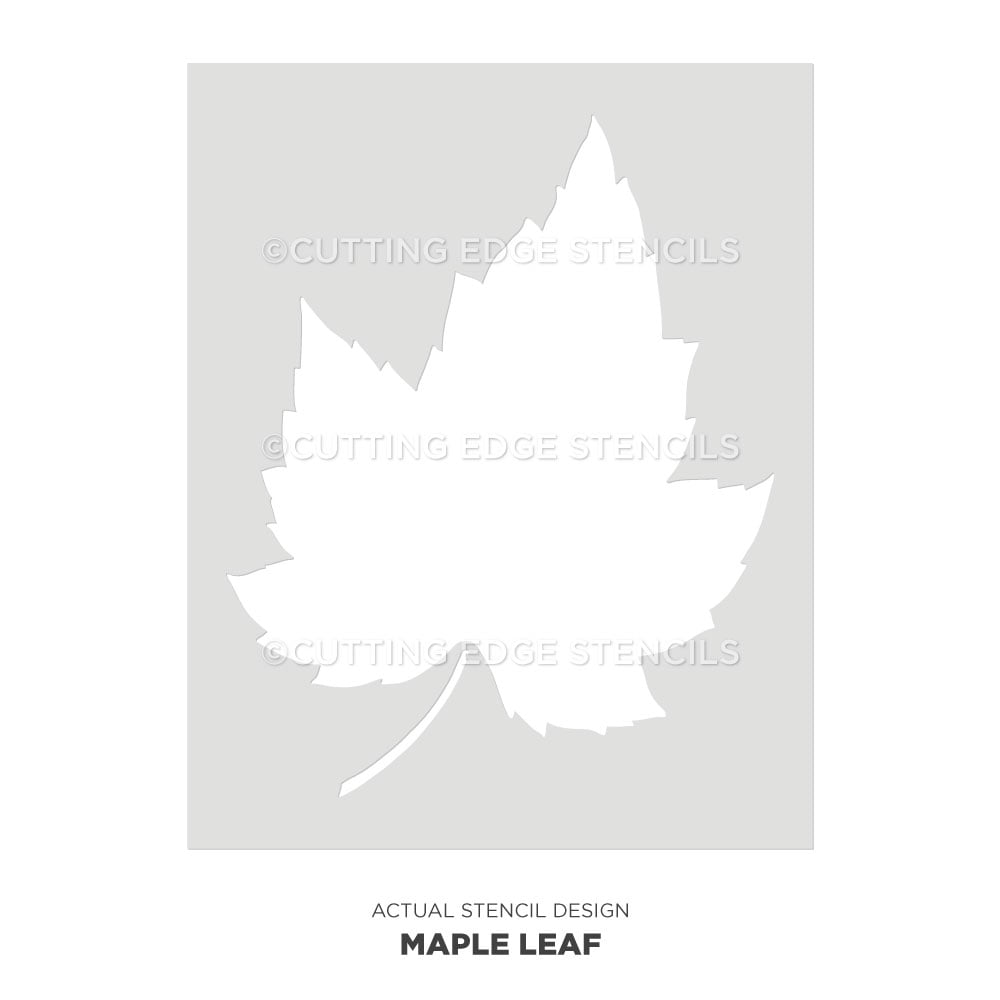 maple leaf chalkboard stencils