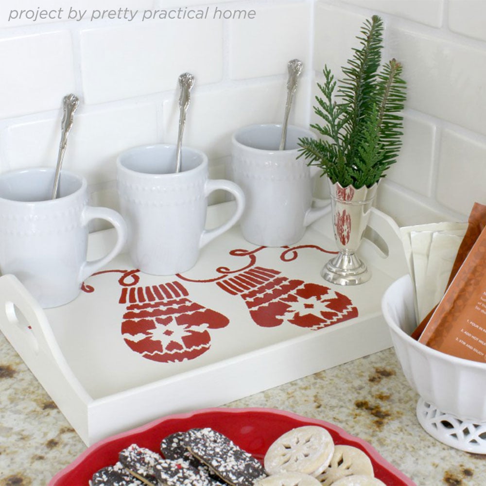 mittens-craft-stencil-diy-stenciled-tray