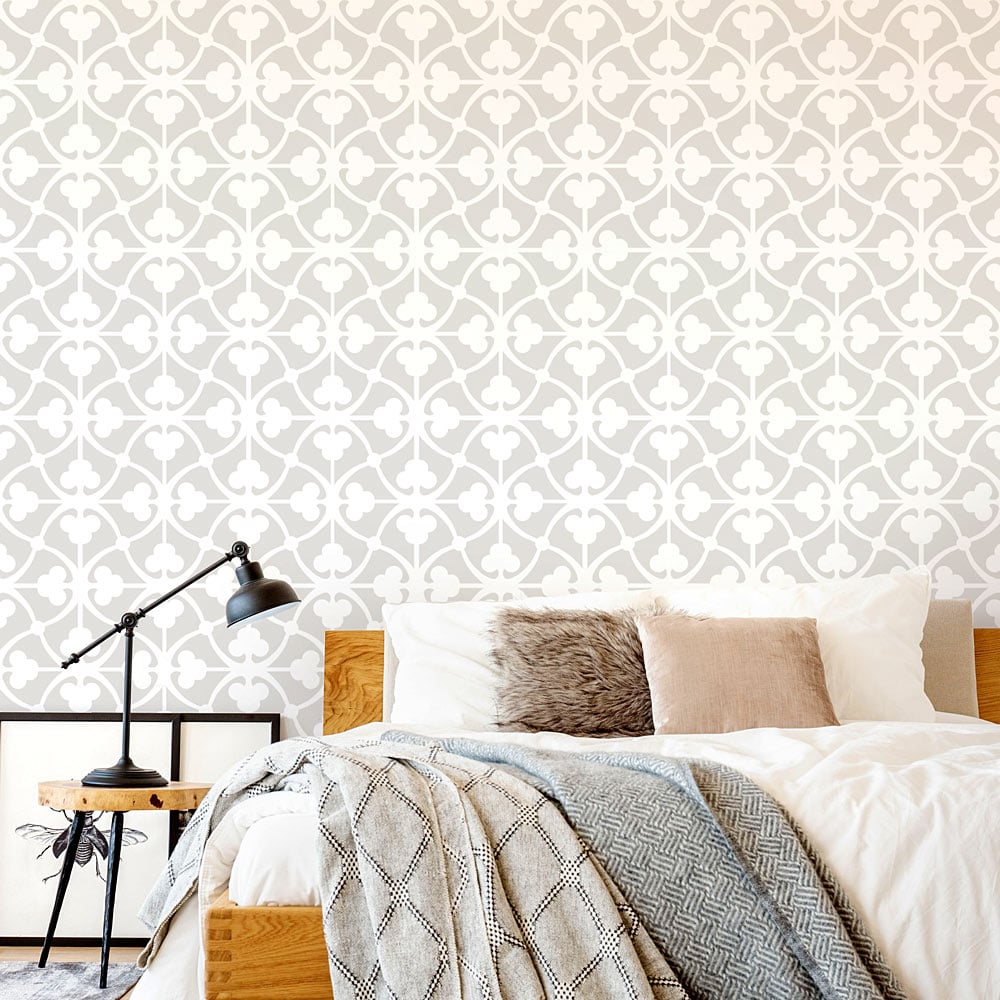 tile wall stencil