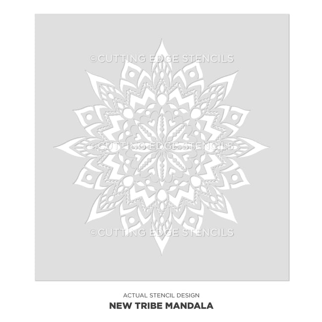 Mandala Stencil New Tribe Medallion Wall Stencils Actual