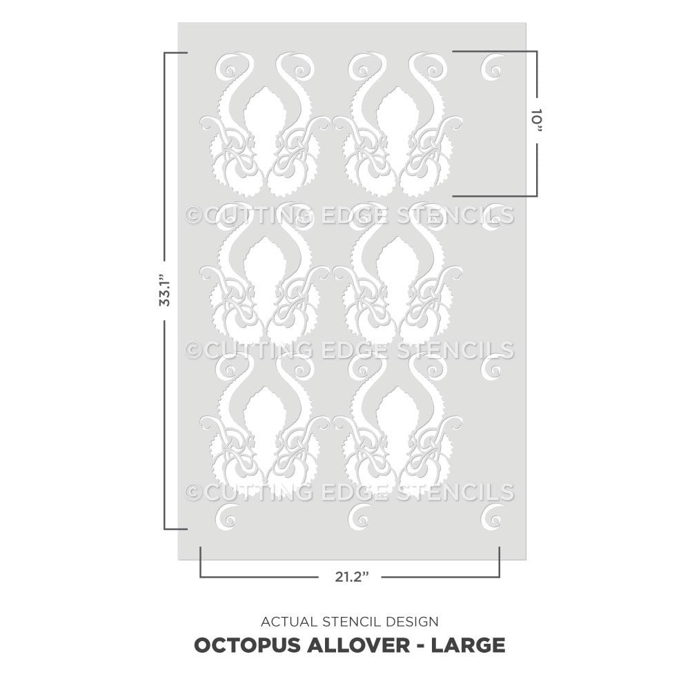 Octopus Wall Pattern Nautical Wallpaper Octopus Wall Design for home improvement project