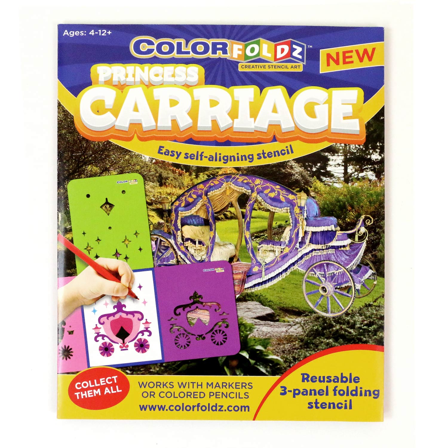 princess carriage stencil