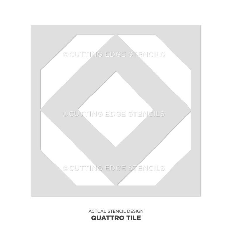 Quattro Tile Stencil