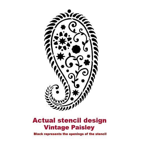 stencil paisley