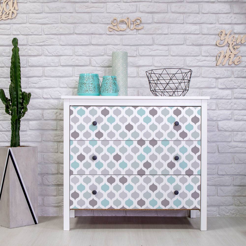 Stencils-for-furniture-Stenciled-dresser-Cascade-pattern