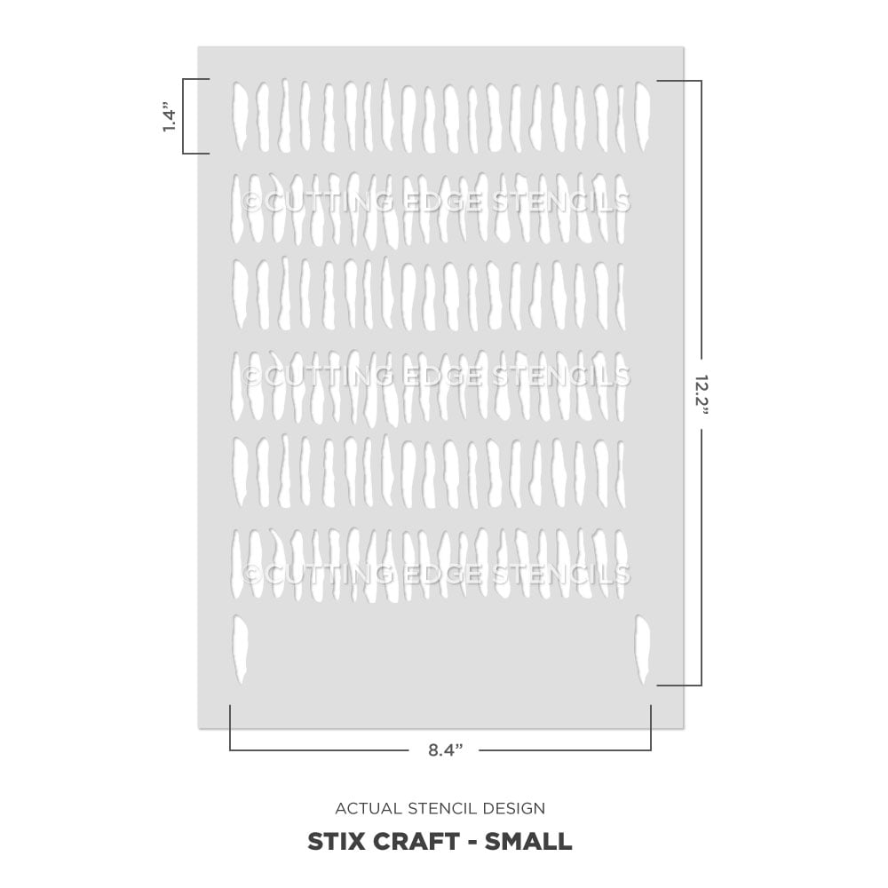 small furniture stencil stix actual image