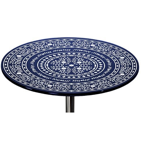 indian inlay stencil table