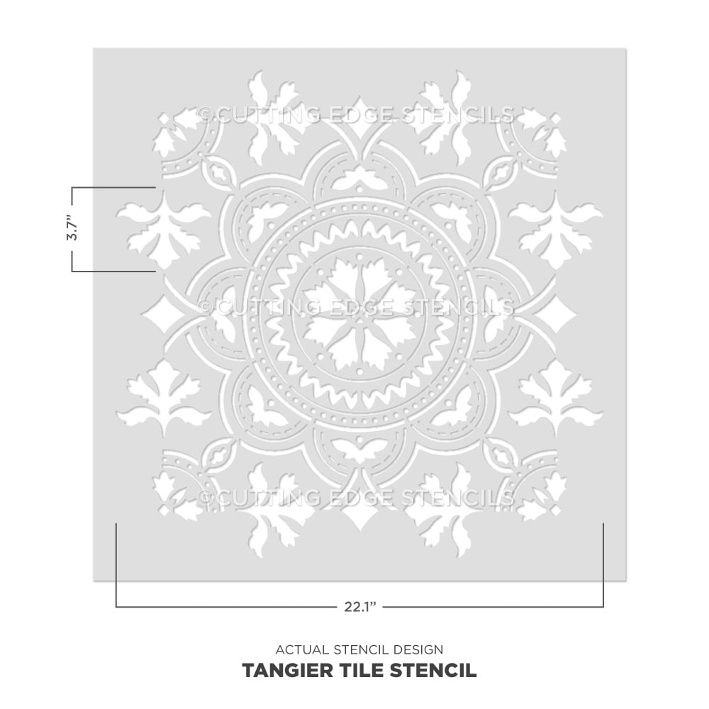 Tangier-Tile-Stencil-Allover-Stenciling-Pattern