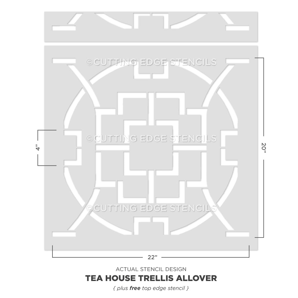 trellis stencil