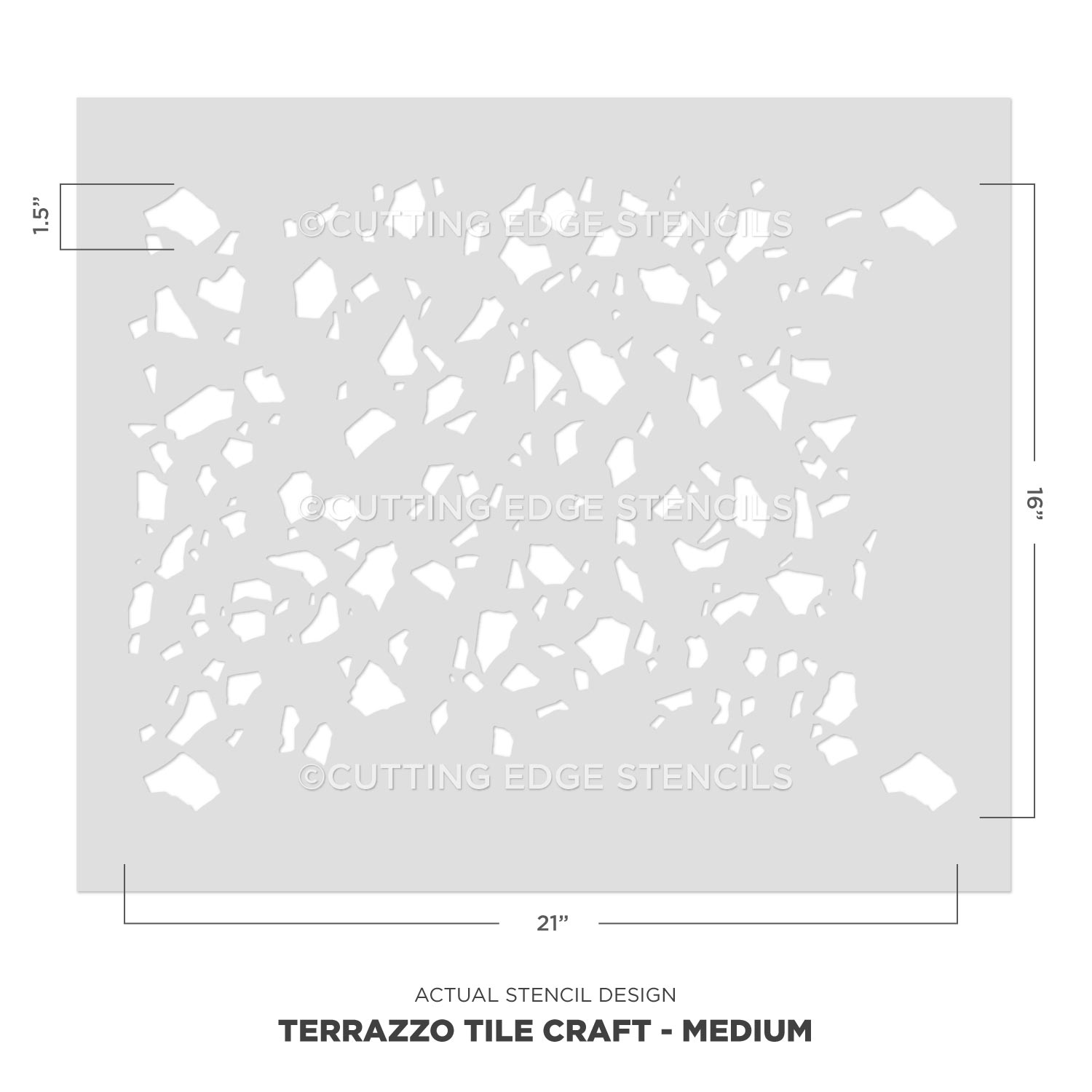 terrazzo stencil