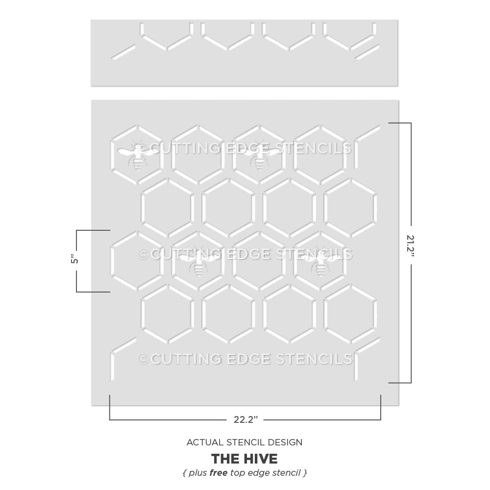 honeycomb stencil