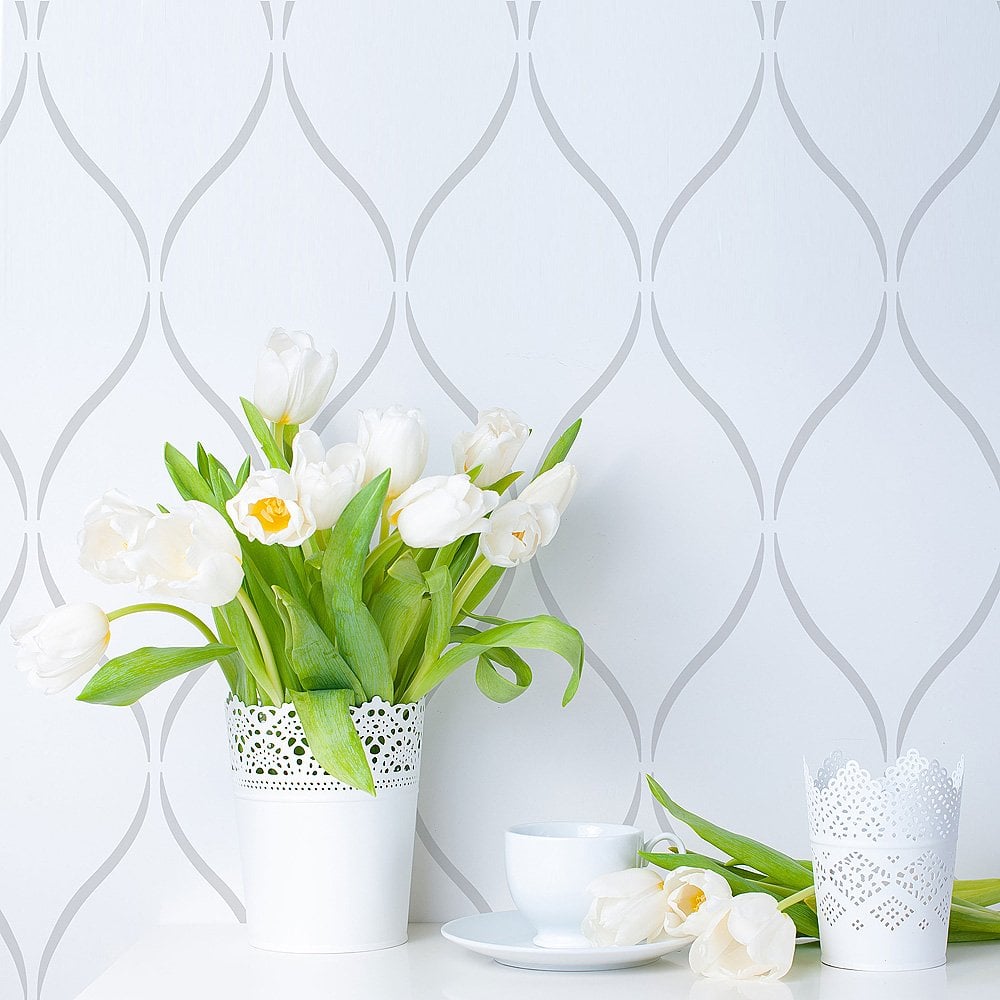 trellis stencil for walls