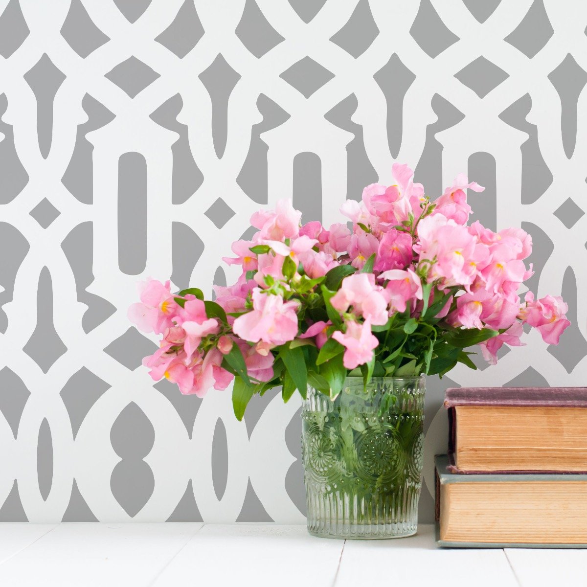 Trellis Wall Stencil