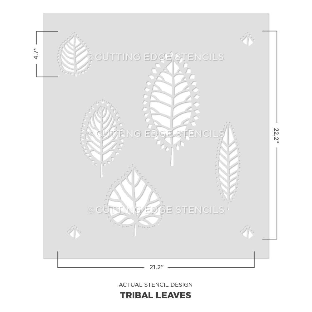 leaf stencil