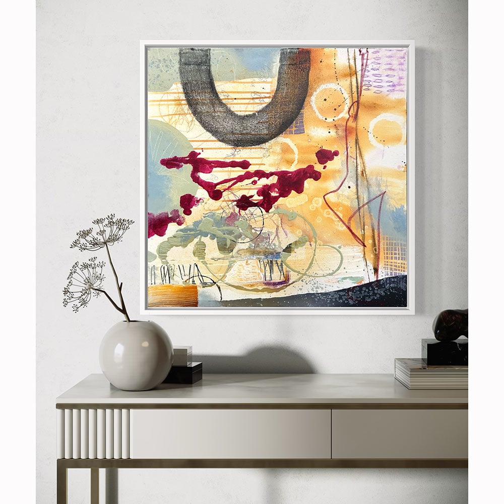 large abstract painting