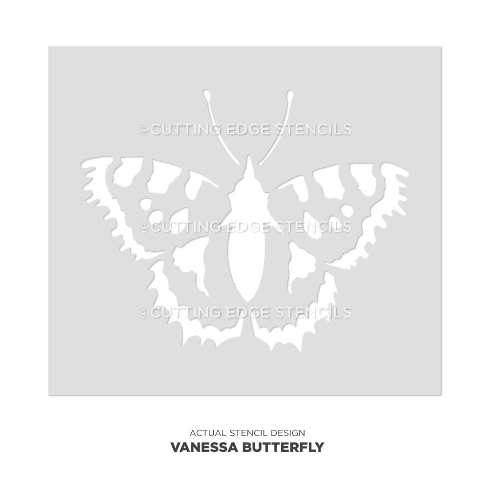 vanessa butterfly stencil for walls butterflies