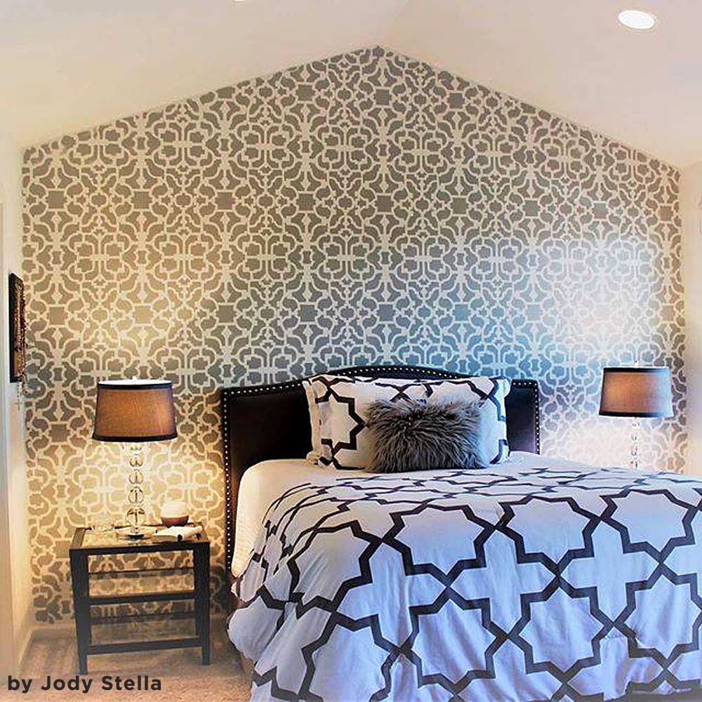 accent wall stencils