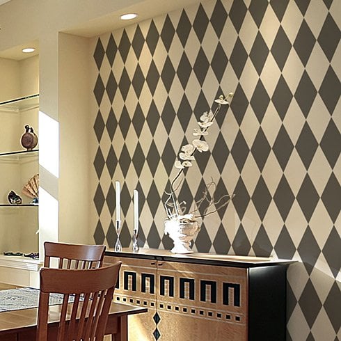 wall-stencil-pattern-harlequin-easy-wall-decor