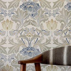 Acanthus Flower Stencil Pattern by William Morris