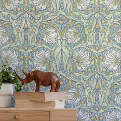 Pimpernell Wall Stencil Pattern by William Morris