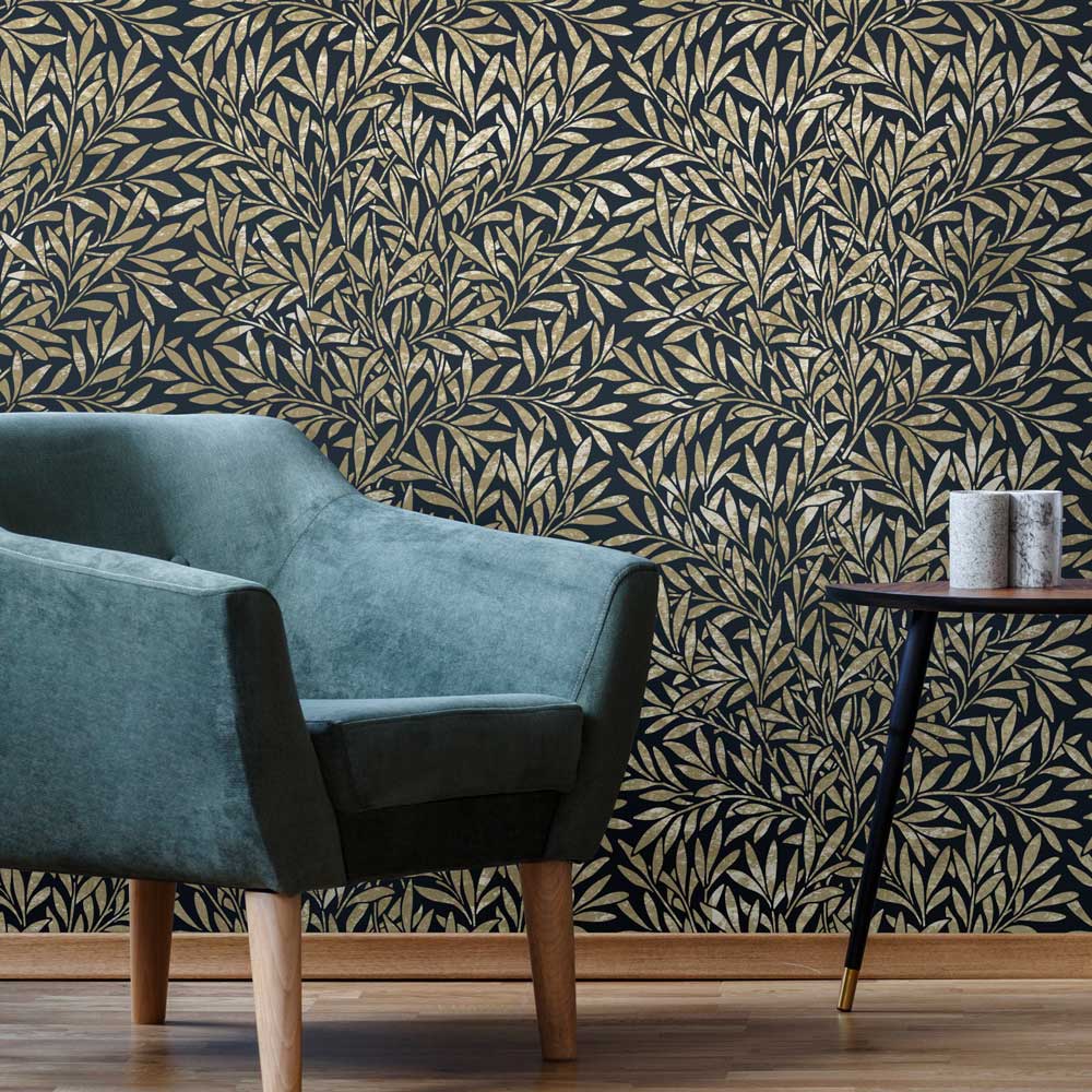 willow wall stencil william morris maximilist leafy stencil for walls