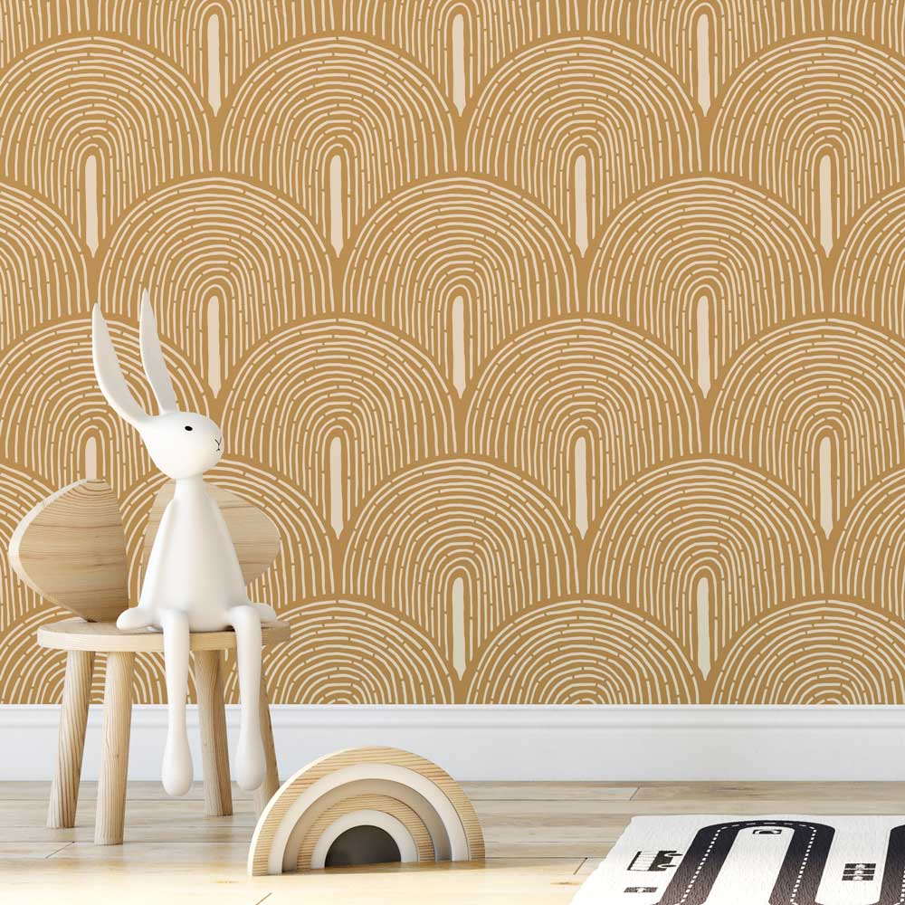 Gold bedroom wall stencil willow arch stencil for walls