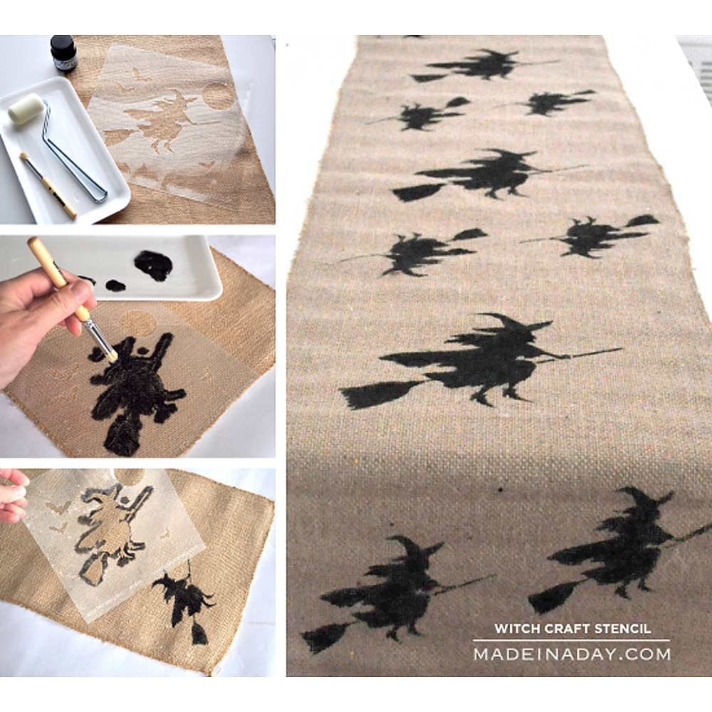 witch-craft-stencil-diy-stenciled-halloween-table-runner